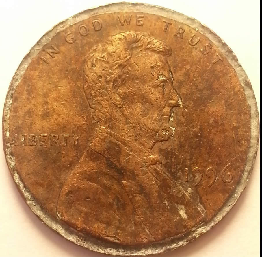 1996-P-Penny-Damaged?--If-So-From-Circulation-Or?
