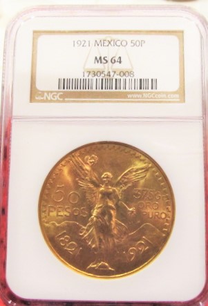 Set-Of-MS-64-Mexican-50-Pesos