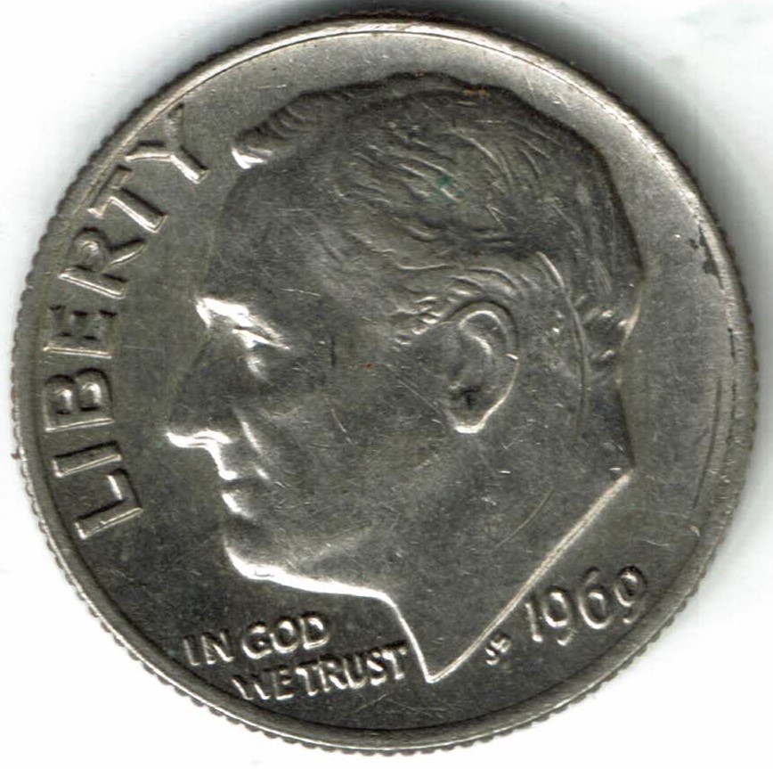 AU-55-1969-Roosevelt-Dime-?-AU-Anything