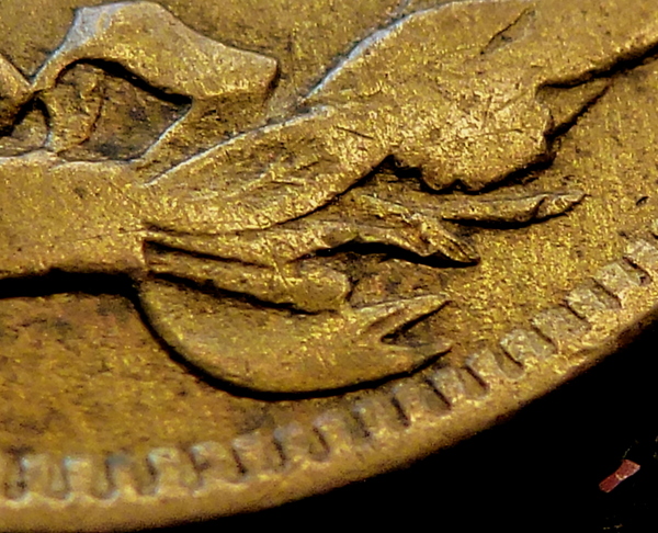 1858/7-Flying-Eagle-Weak