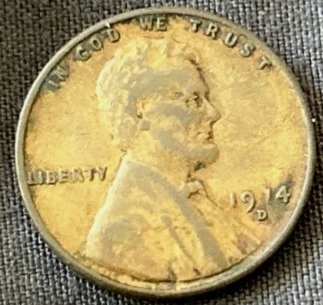 1944-D-Lincoln-Cent-Altered-To-Be-A-1914-D-Lincoln-Cent---100%-Authentic