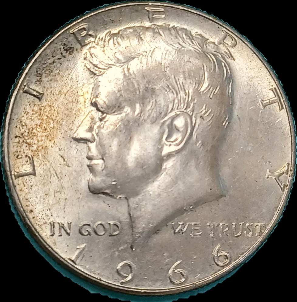 1966-Kennedy-Half-Dollar---First-Silver-Half-Dollar-In-Sometime.