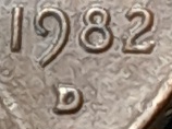 1982-D-Small-Date-Zinc-Lincoln-Cent-RPM,-DDR