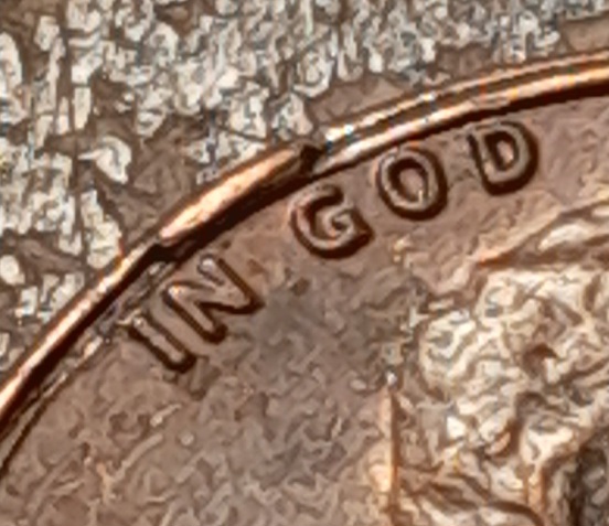 1982-Large-Date-Copper-Lincoln-Cent.-Rim-Cud,-Folded-Rim-Fin