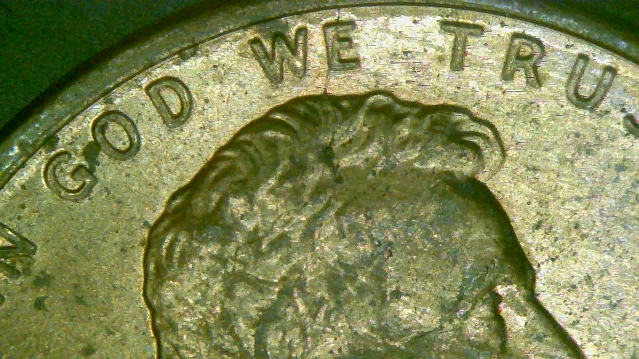 1991-Penny-With-Line-Above/Through-Lincoln's-Head-&-Multiple-Other-Lines