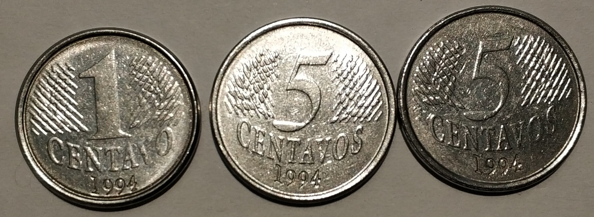 5-Centavos-1994,-Real-Plan-Brazil,-Mule-Cabecinha