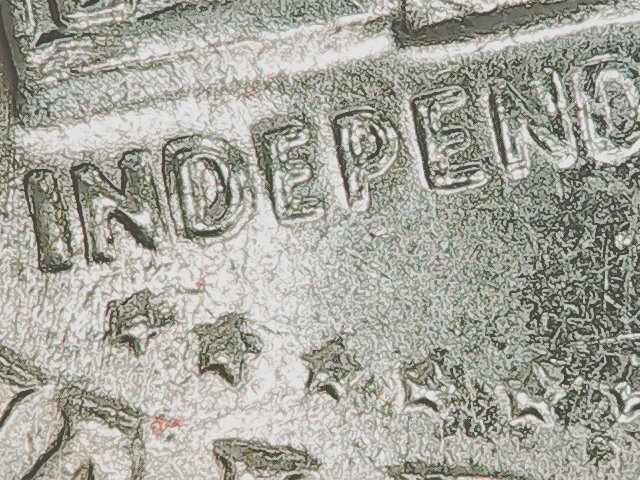 1976-D-Half-Dollar---Uncirculated---Missing-Star-Reverse---Damage