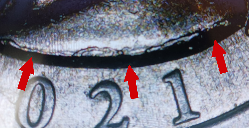 2021-Crossing-Delaware-Quarter-Obverse-Die-Crack-Error-Under-Bust-&-In-Date