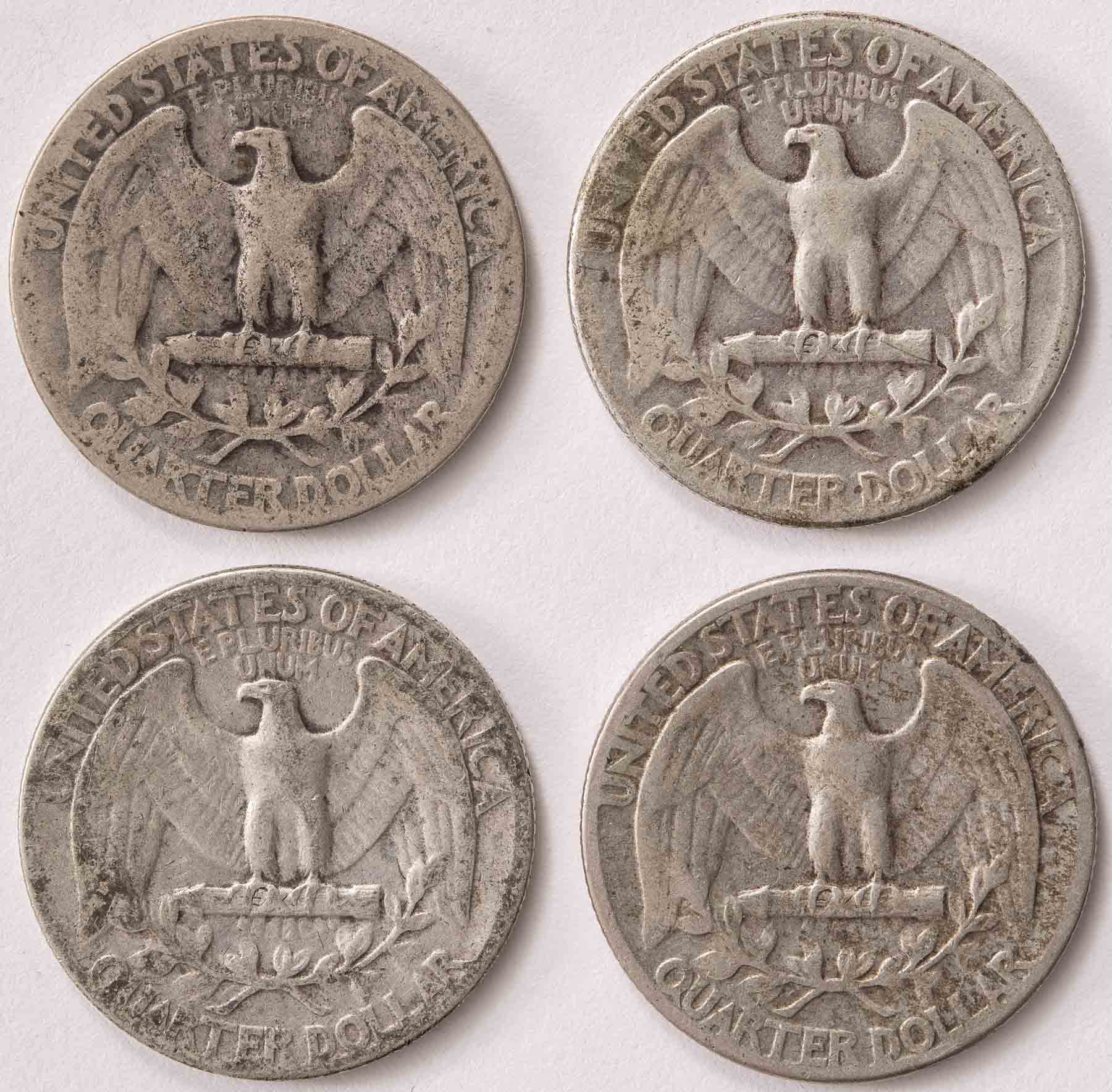 Some-Washington-Quarters-From-The-30-40s