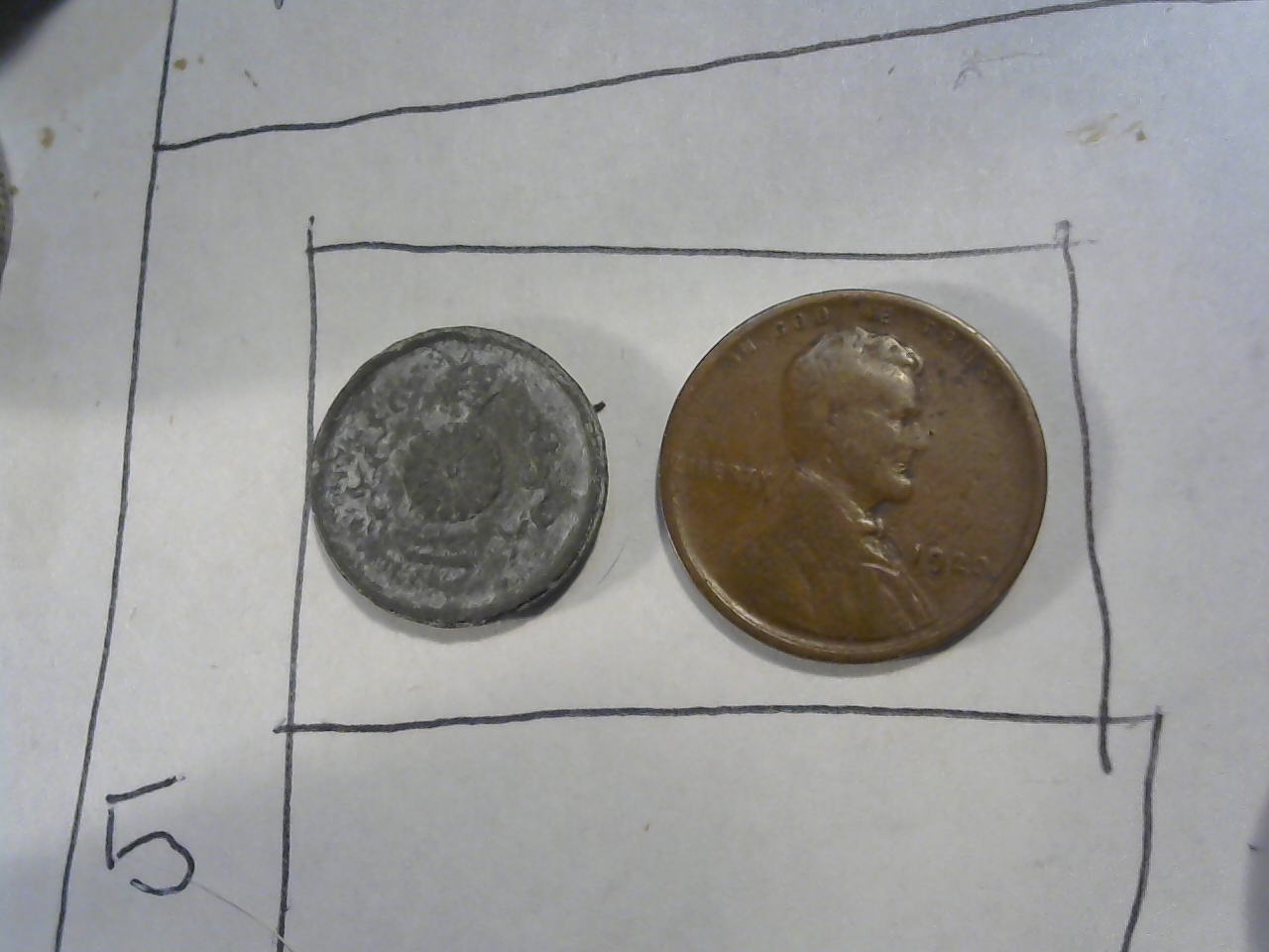 Japanese-Token-Or-Coin-Found-In-An-Old-Collection