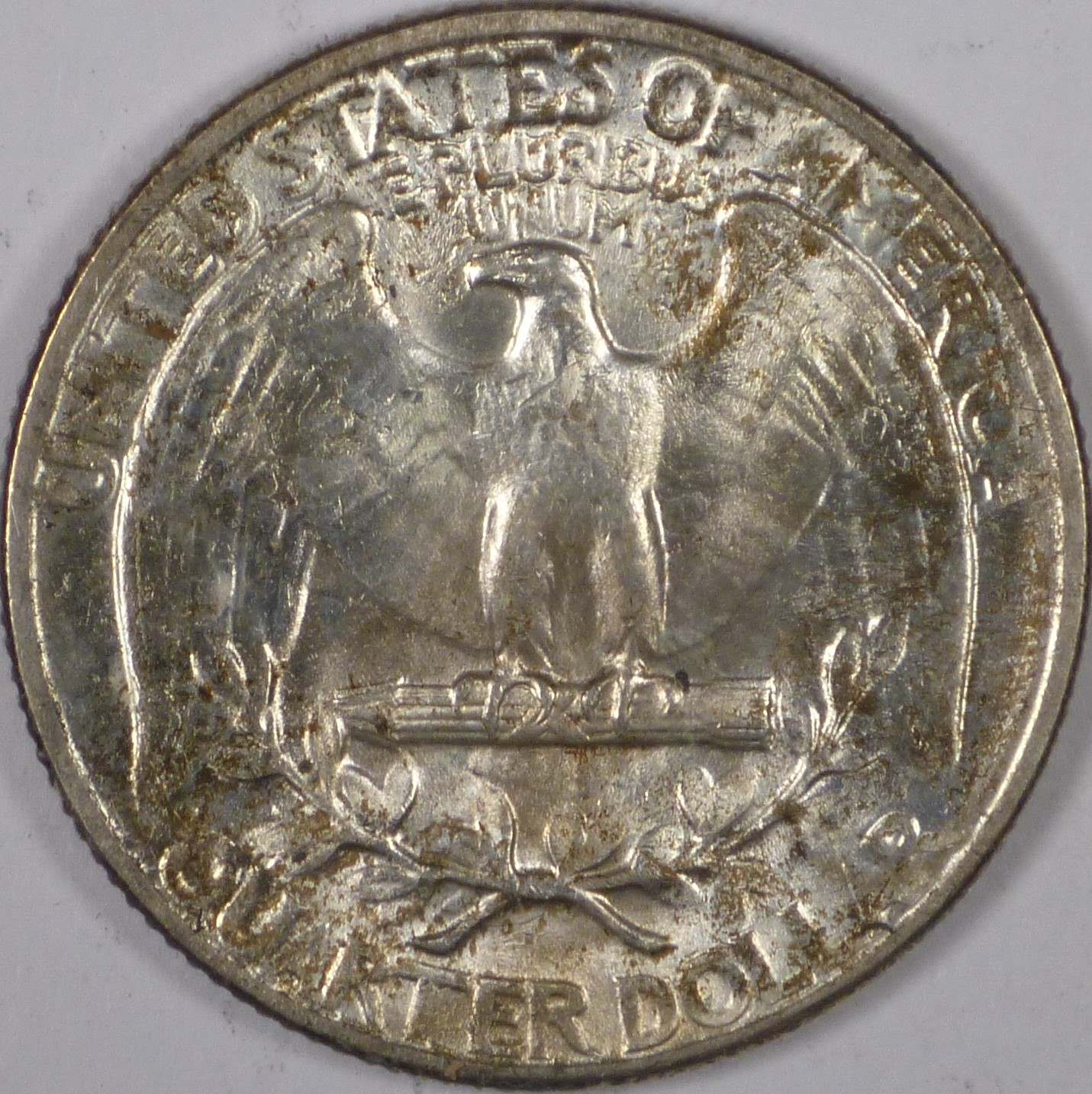 3-Toned-25c-Washingtons-1941,1960,-1962-Ps-I-Got-At-A-Local-Shop.-: