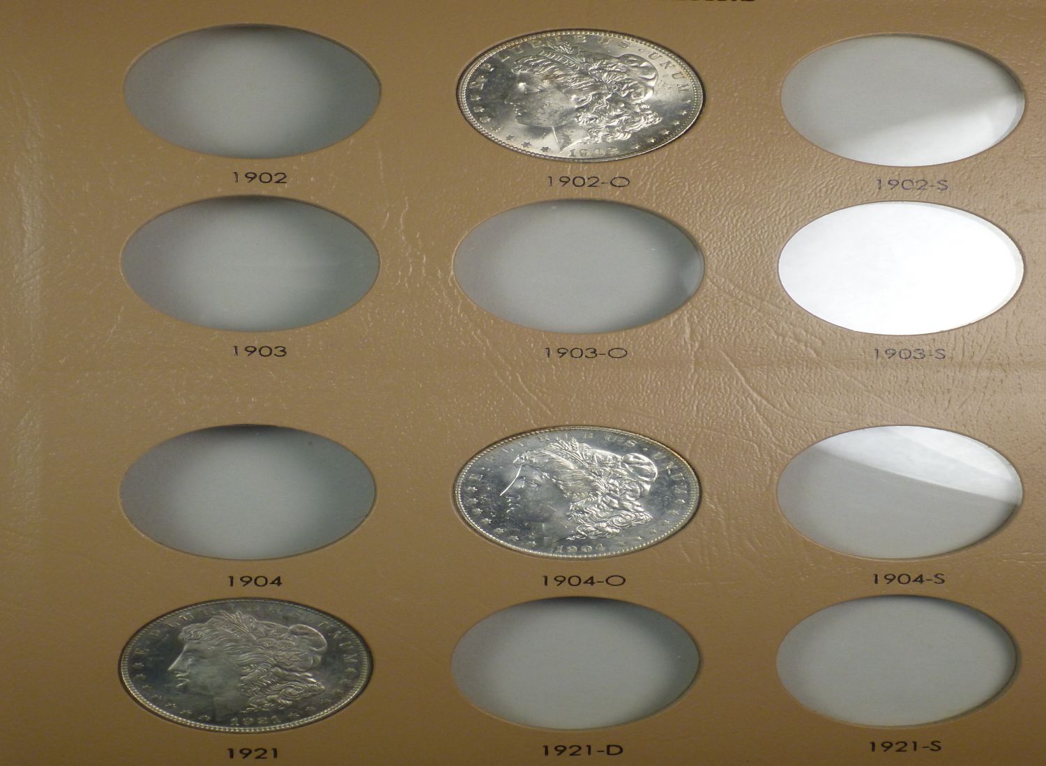 My-Complete-Dansco-7178/7179-Morgan-Dollar-Date-And-Mint-Mark-Set-Goal.