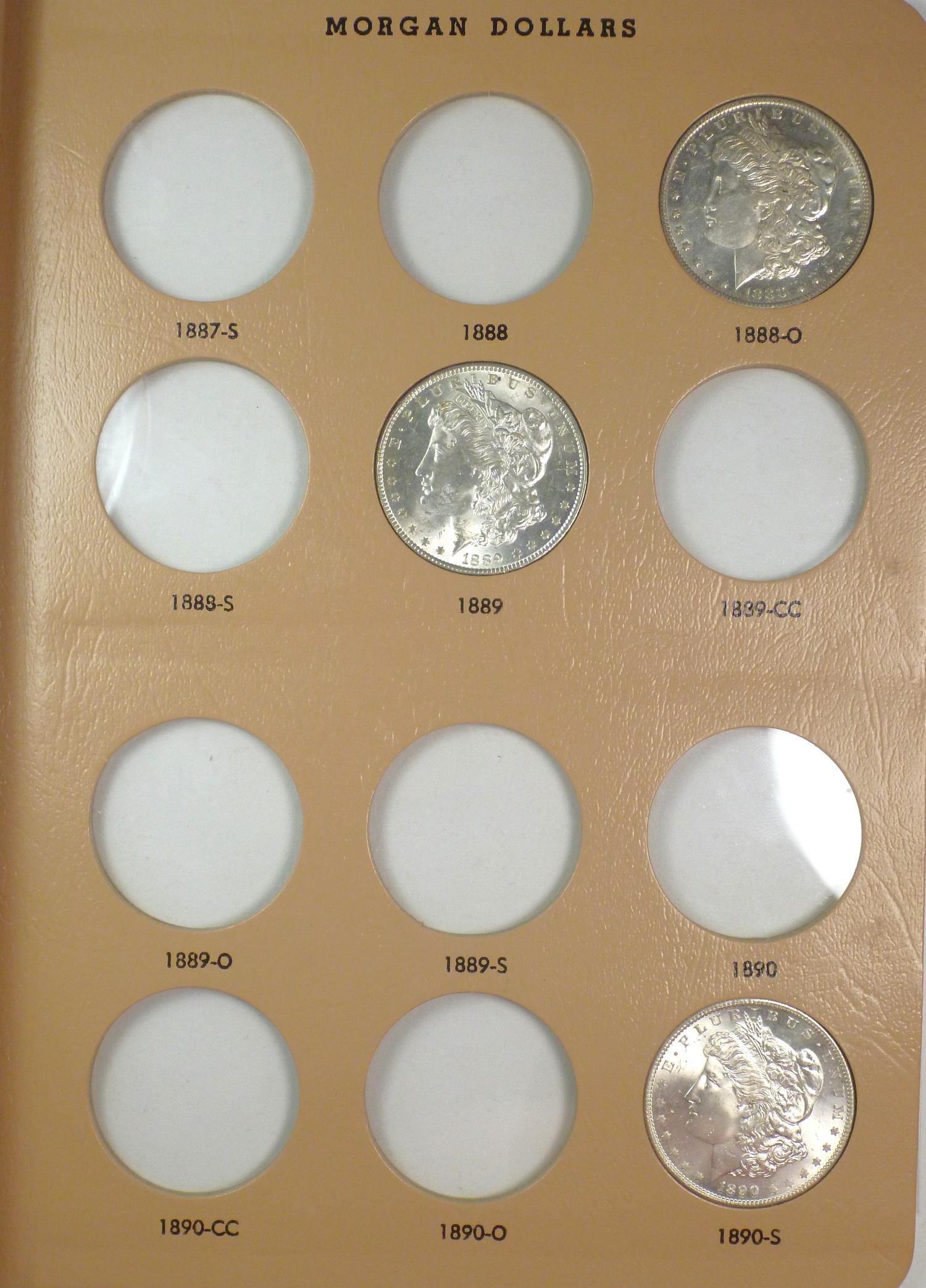 My-Complete-Dansco-7178/7179-Morgan-Dollar-Date-And-Mint-Mark-Set-Goal.