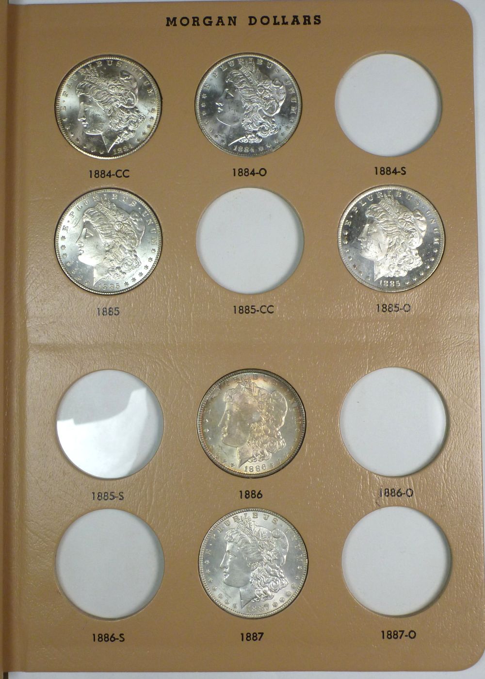 My-Complete-Dansco-7178/7179-Morgan-Dollar-Date-And-Mint-Mark-Set-Goal.