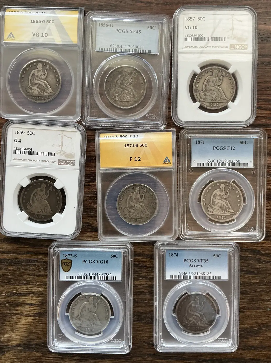 Seated-Liberty-Halves-Year-Set
