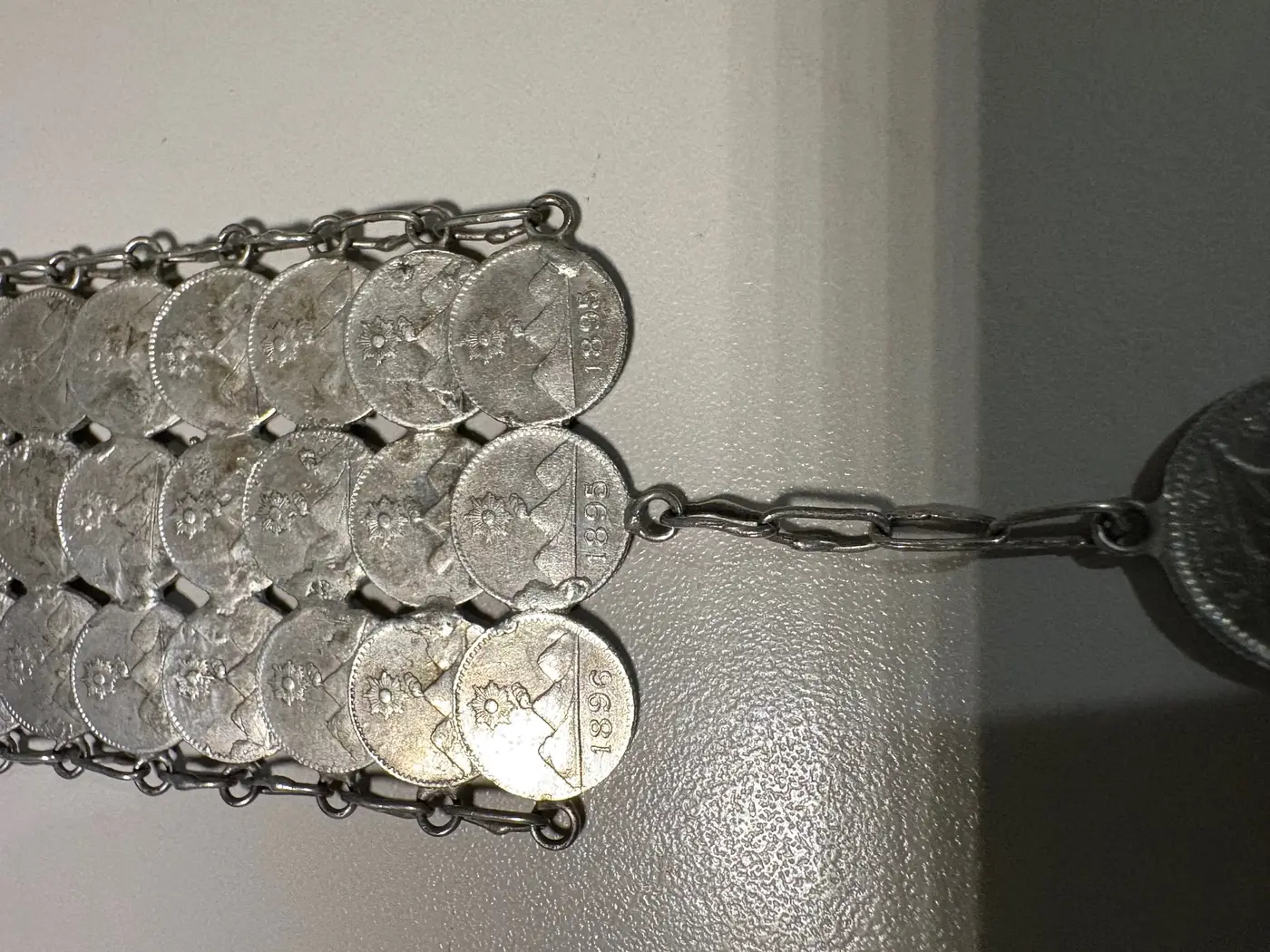 Guatemala-1/4-Real-Silver-Coin-Bracelet