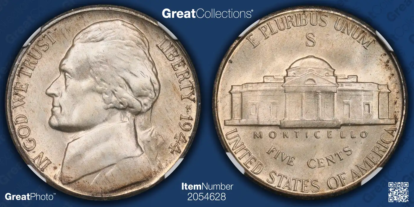 Jefferson-War-Nickel,-1944-S,-MS-67+
