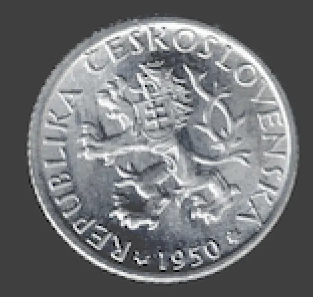 A-Blast-White--1-Koruna-From-Choslovakia