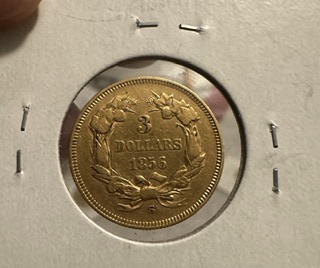 1856-S-$3-Gold-Coin!