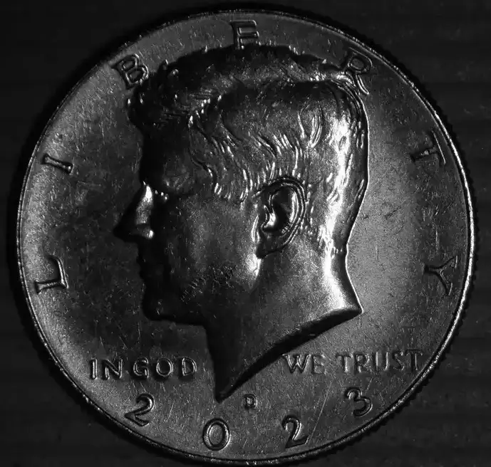 2023-D-Kennedy-Half-Dollar-Error-Or-Over-Greased-Die?