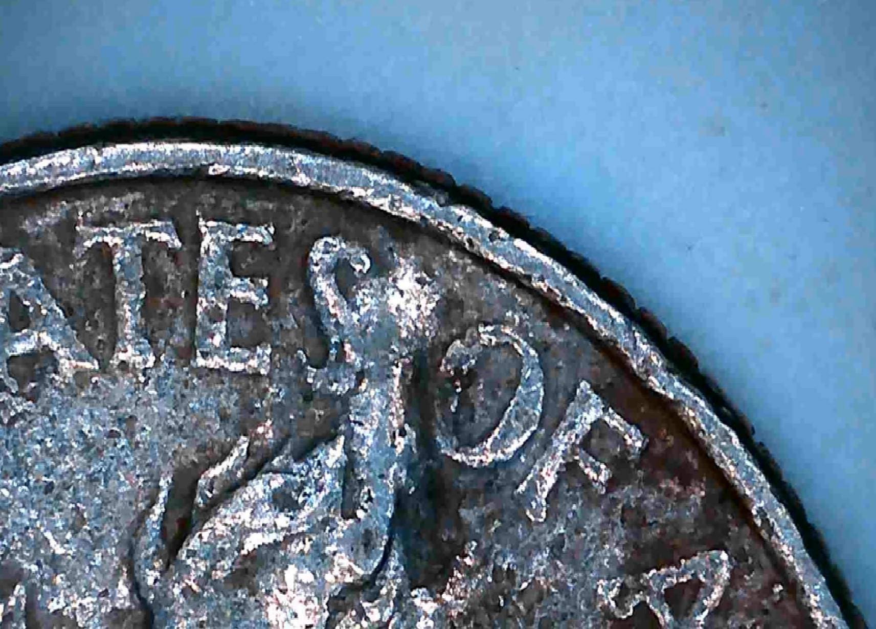 2021-P-Dime-Heat-Damaged-Clad-Coin-Just-Trying-To-Learn-Thanks-In-Advance