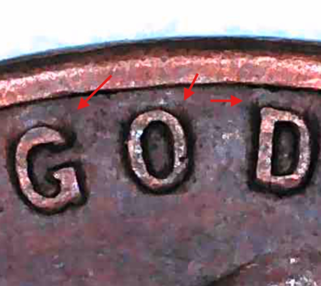 1958-P-1c-DDO-BN.-New-Variety.-Zoom-In!-Detailed-Red-Arrows!