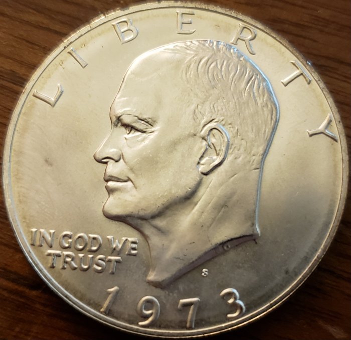 1973-S-Silver-Clad-Ike-For-Grading