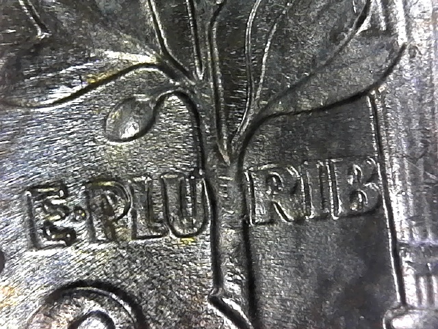 1964-Roosevelt-Dime-With-Multiple-Spreading-Of-Letters-In-The-Reverse.