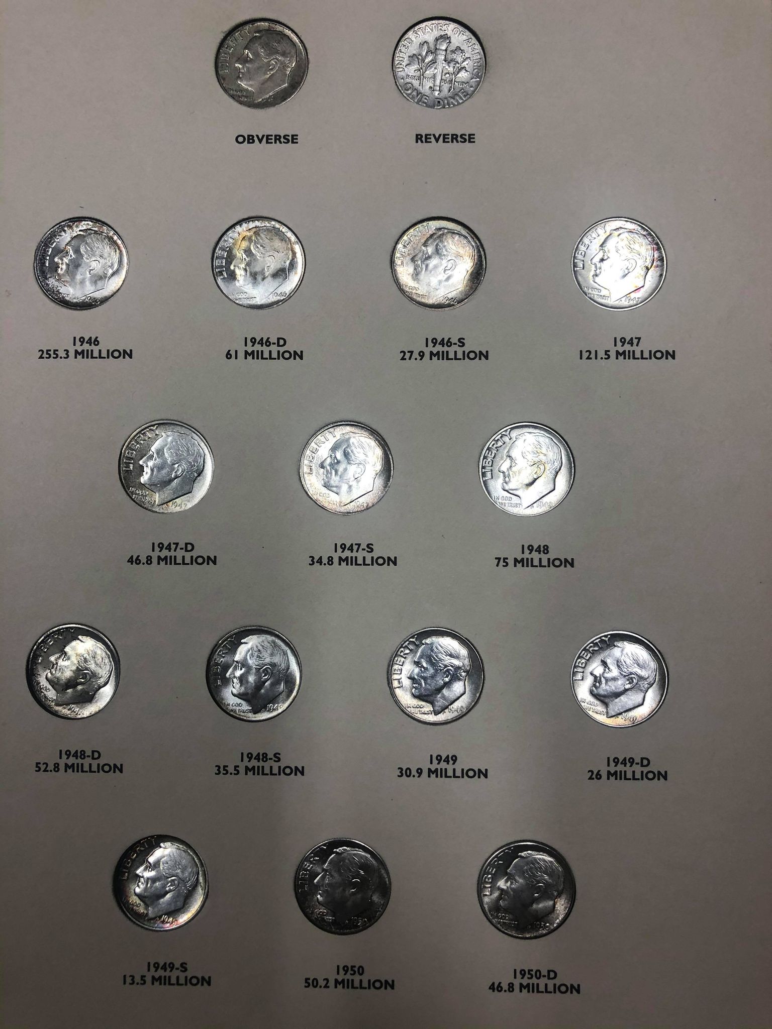 Complete-Set-Of-Roosevelt-Silver-Dimes