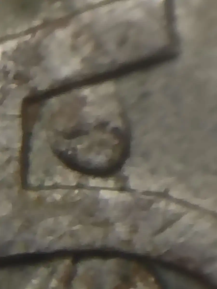 1975-5-Cent-Coin-With-Multiple-Blobs