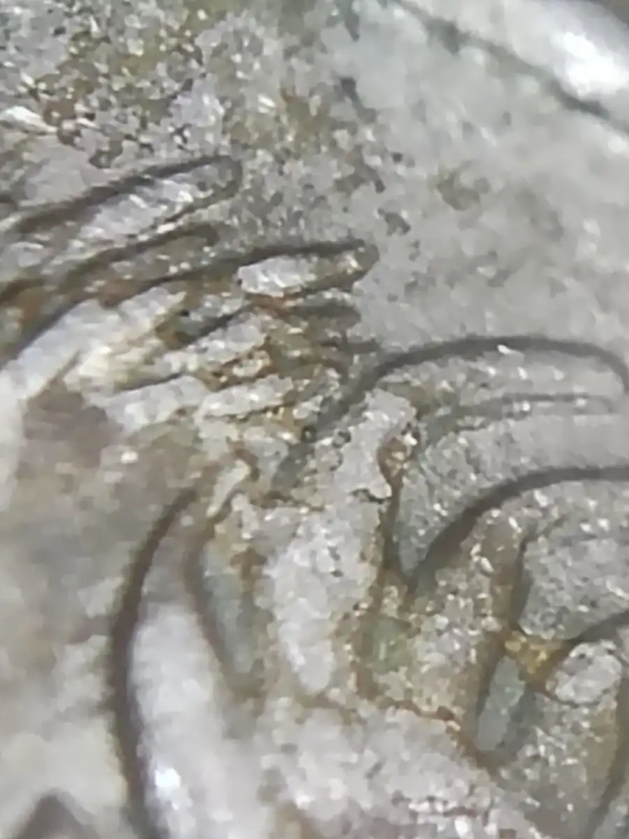 1975-5-Cent-Coin-With-Multiple-Blobs