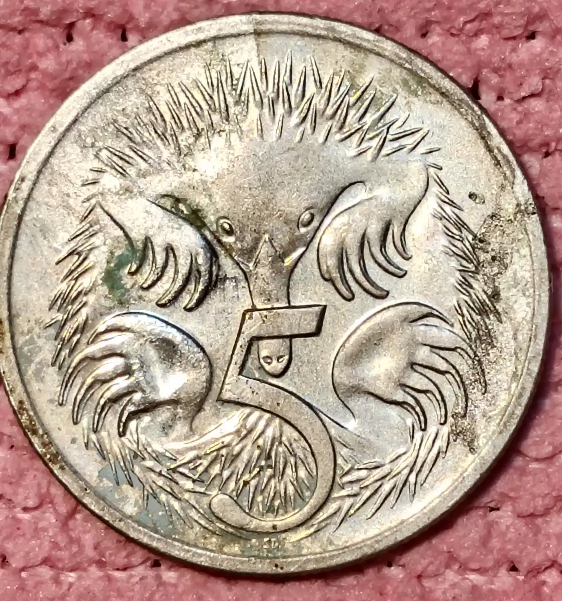 2006-Five-Cent-Coin-With-Multiple-Cracks