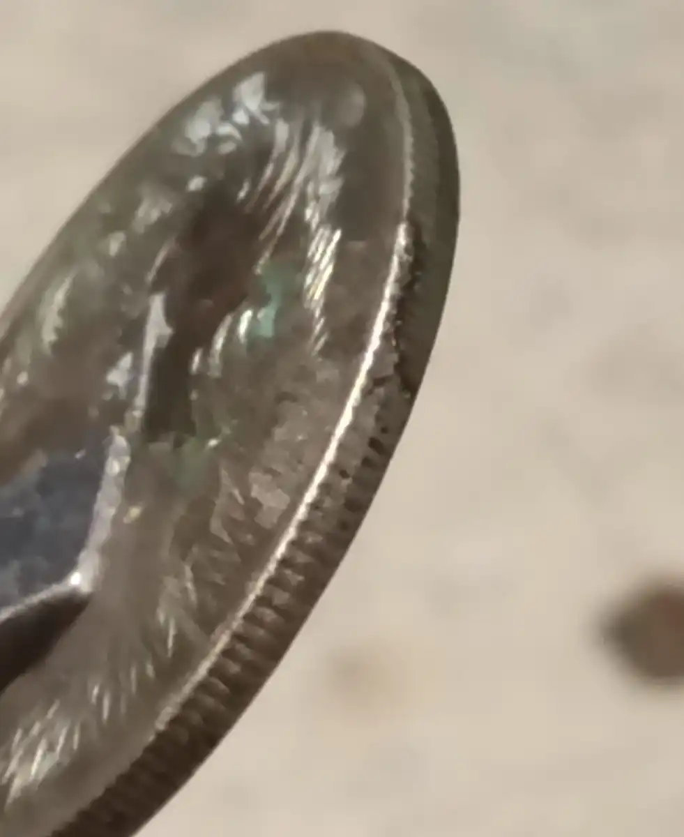 2006-Five-Cent-Coin-With-Multiple-Cracks