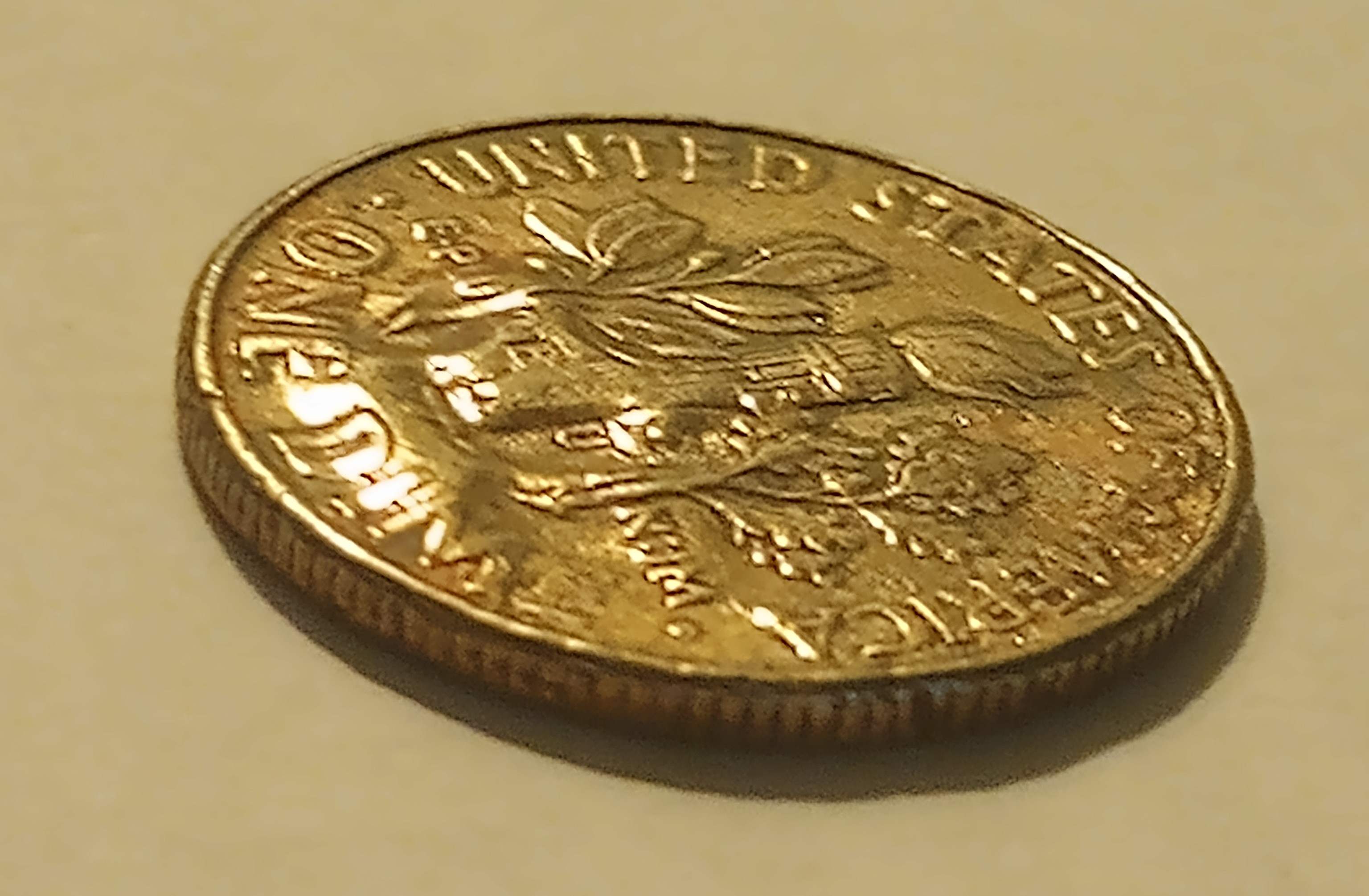 2016-Dime-W/-Multiple-Mint-Errors:-Large-Cuds,-Improperly-Annealed/Annealing-Copper,-Die-Crack