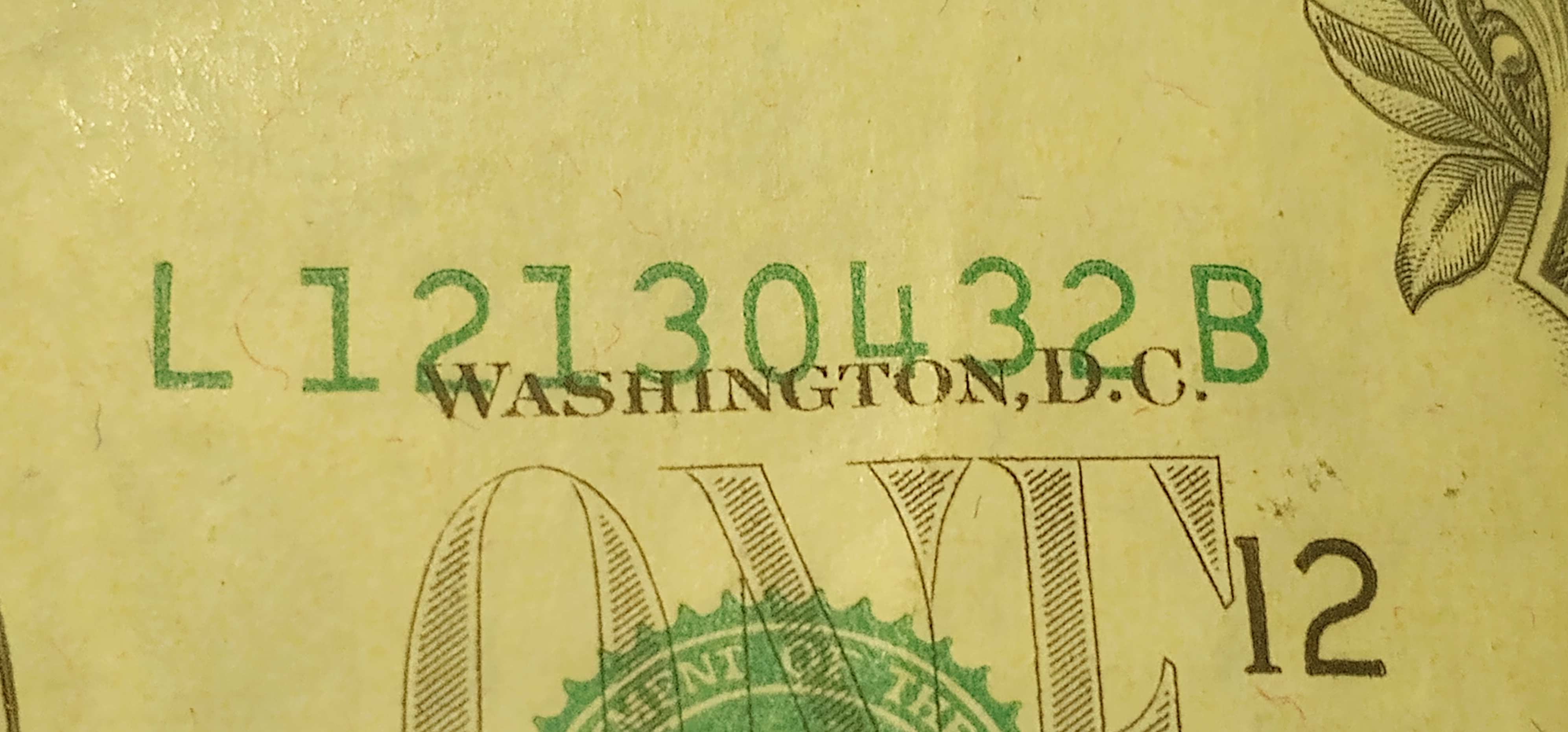 1969-D-$1-Bill-With-Major-Miscut-Up-To-Edge.-Misaligned-Printing.-Excellent-Condition,-Like-New.