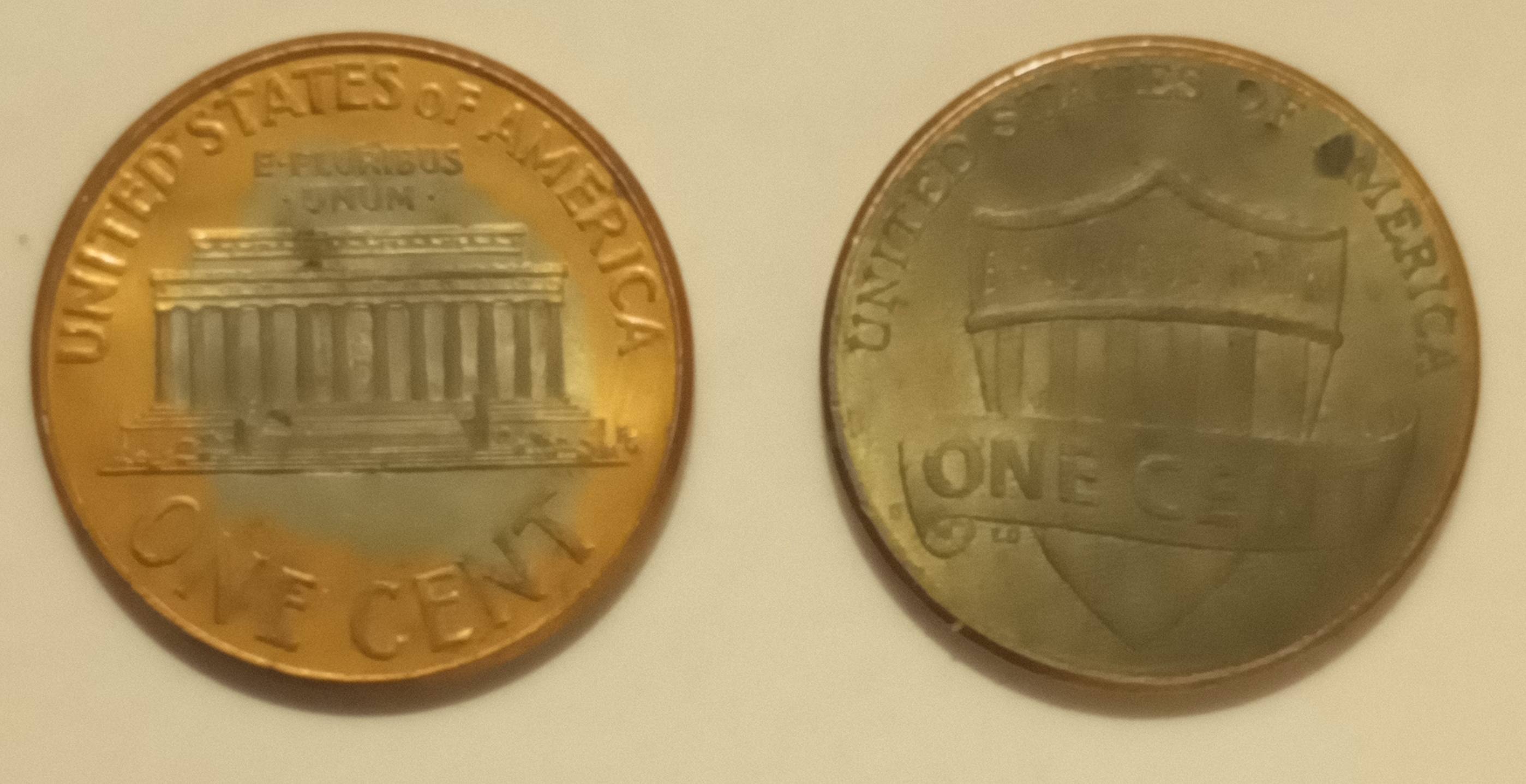 2005-D-And-2016-D-Pennies,-A-Strange-Pair-With-Unplated-Zinc-Mint-Errors?
