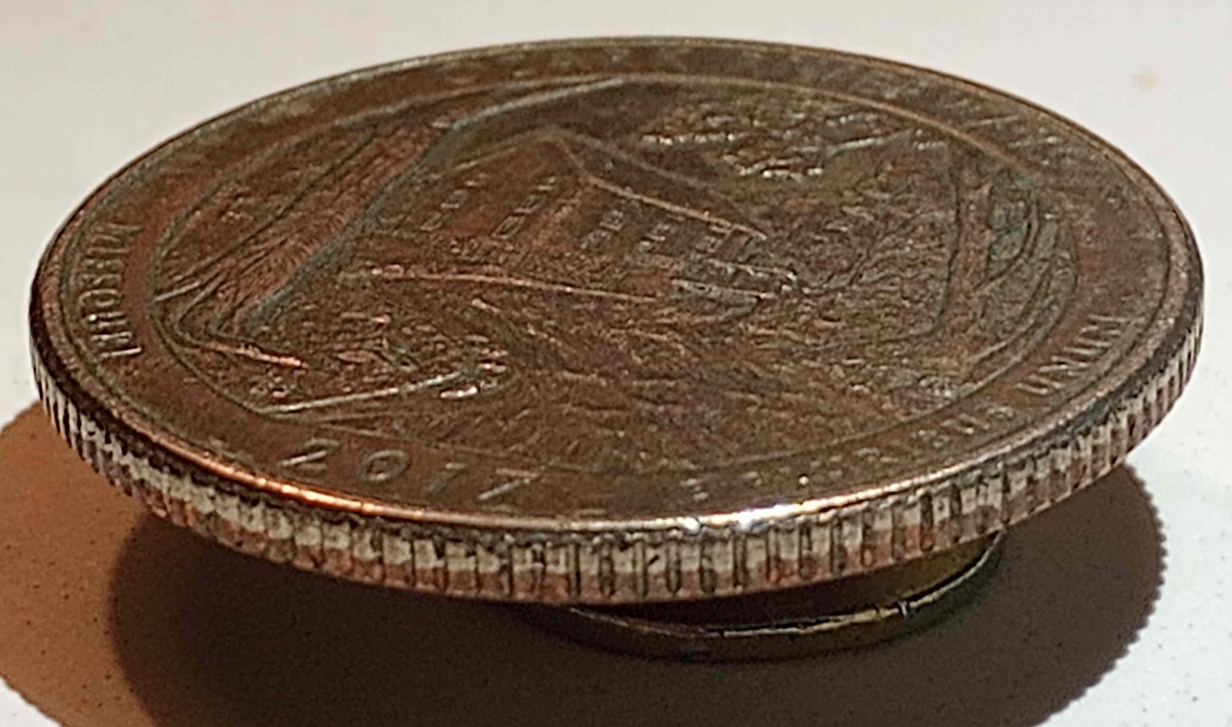 2017-D-Quarter,-Grey-With-Subdued-Shine,-Normal-Edge.-Improperly-Annealed?