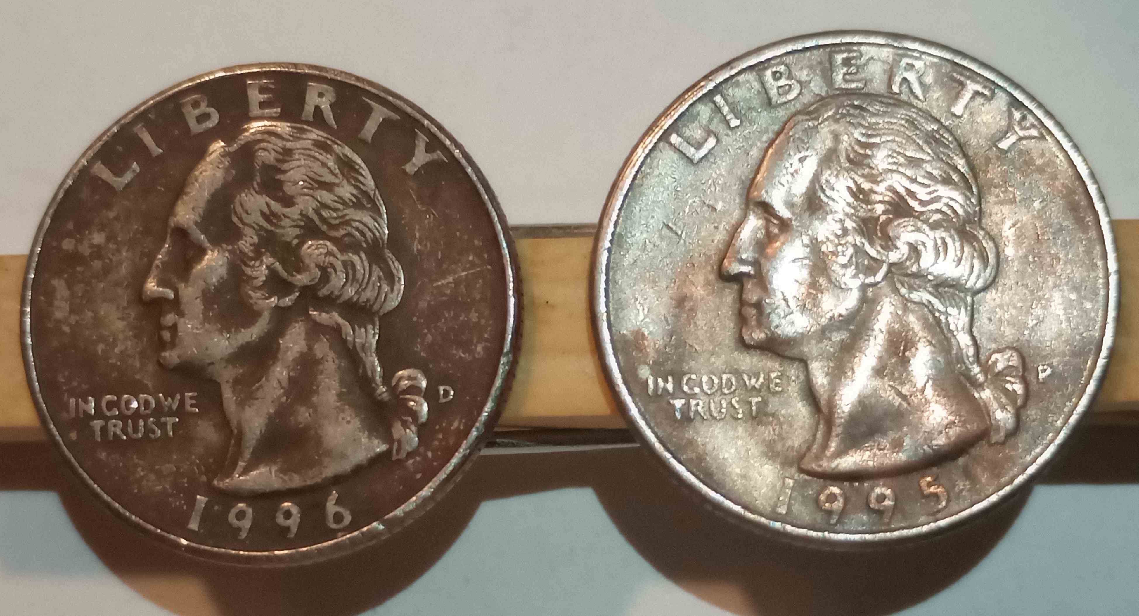 1996-D-And-1995-P-Quarters-With-Improper-Annealing-Or-Something-Else?