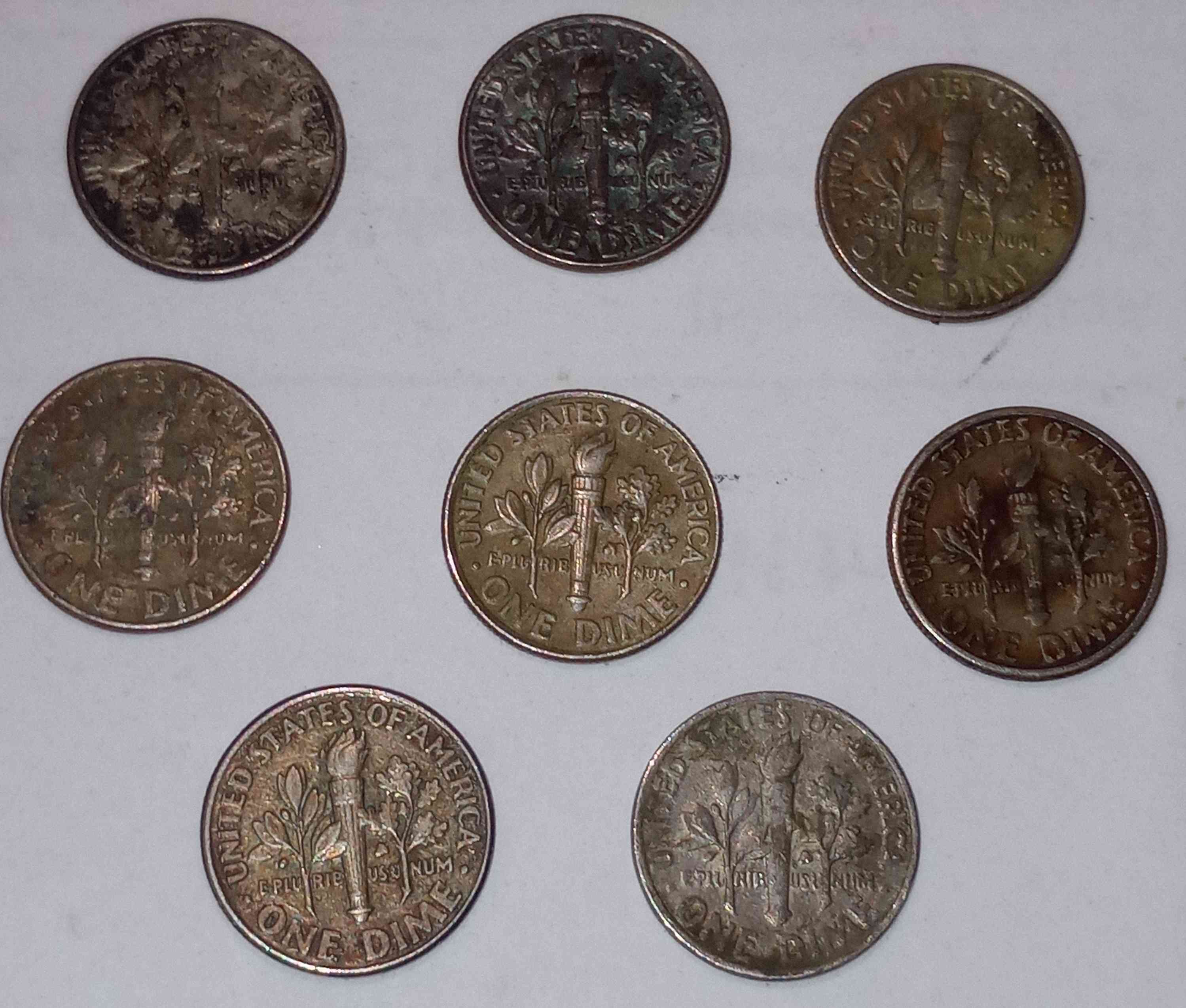Dime-Collection,-Circulated,-Anything-Here-Special?