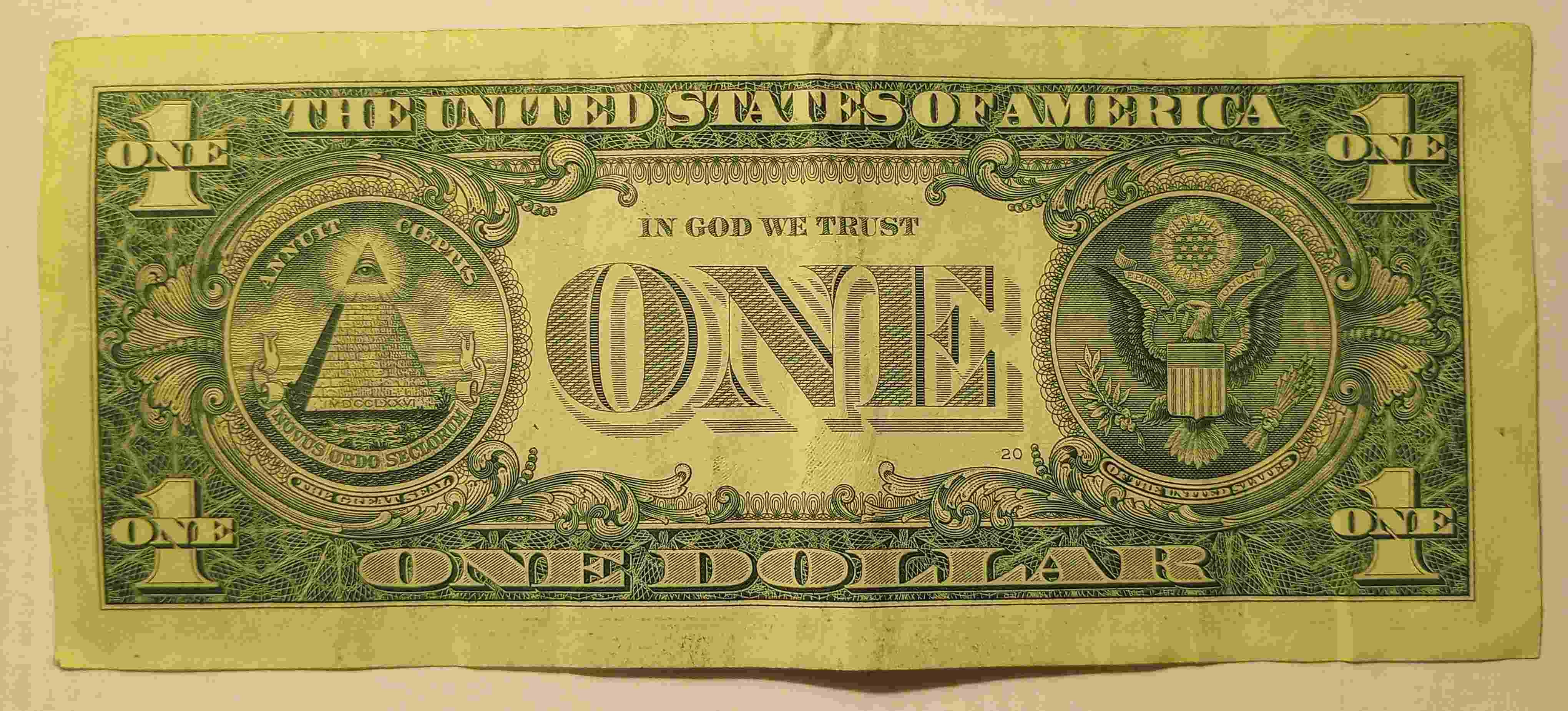 2017-A-$1-Bill-With-Binary-81181888-Serial-Number-Excellent-Condition