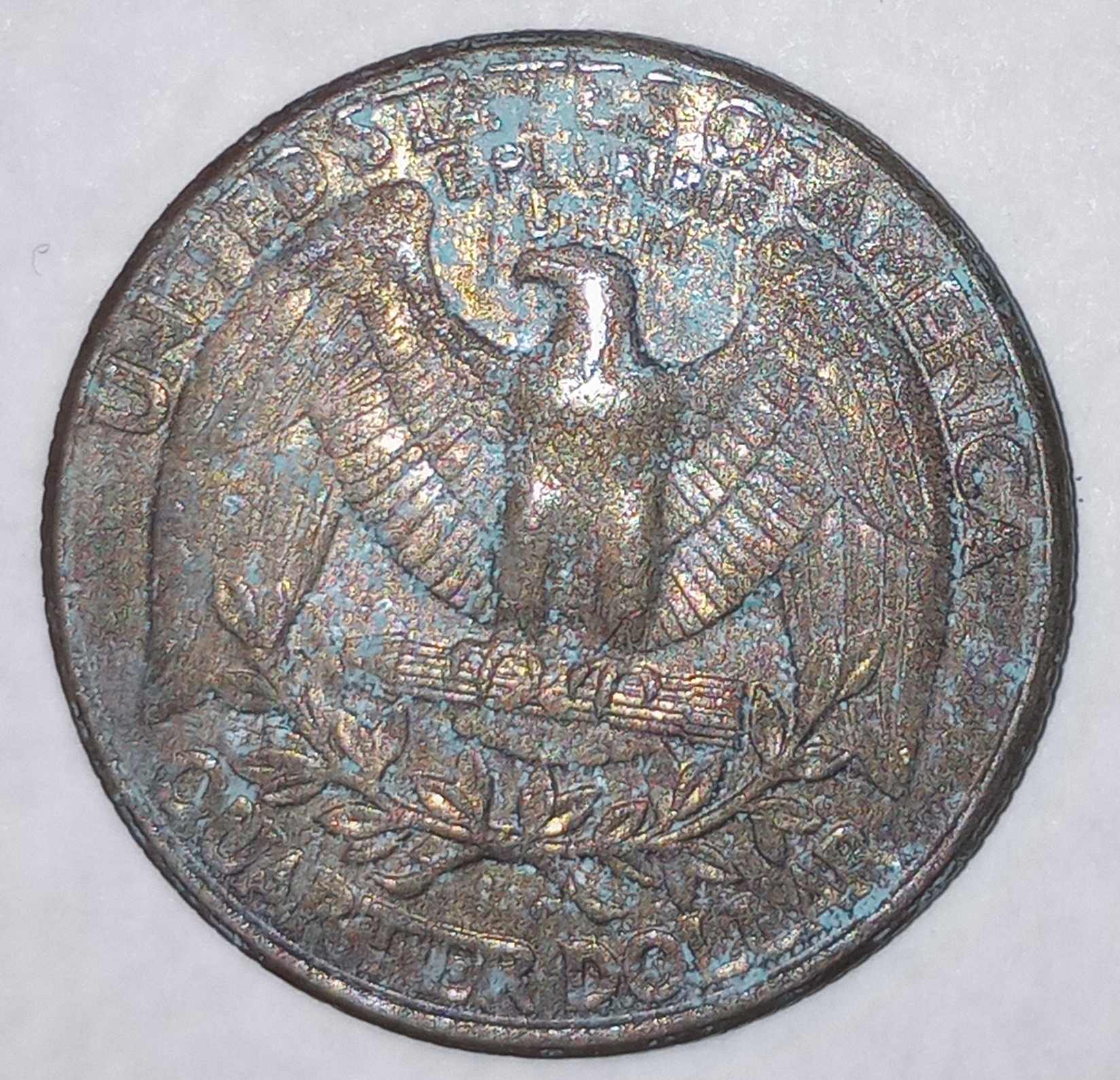 1998-P-Quarter-Improperly-Annealed-Or-Other-Error?-Copper-Color-Green-Corrosion