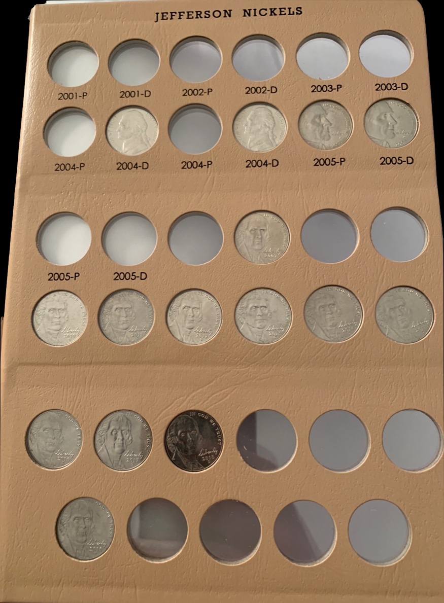 Starting-A-Jefferson-Nickel-Album