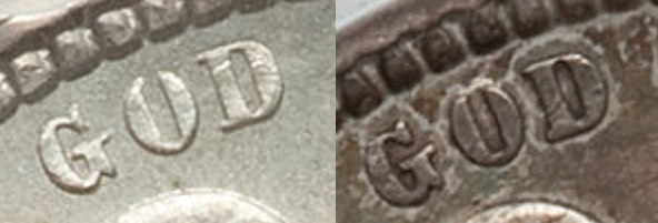 1877-Seated-Liberty-Dime---Broken-/-Incomplete-Letters---What-Causes-This?