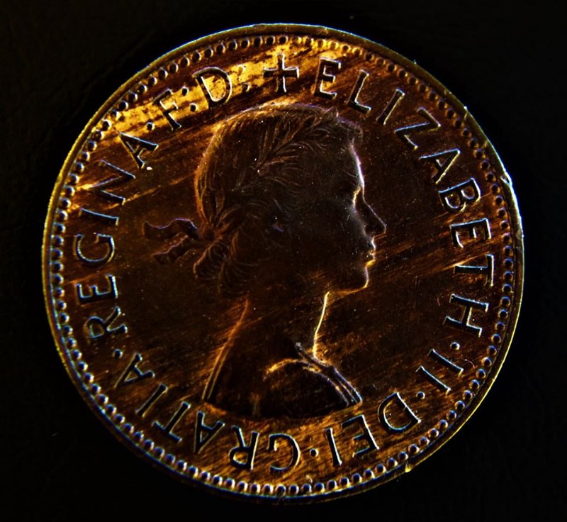 1959-Half-Penny----Beautiful-Improper-Alloy-Mix