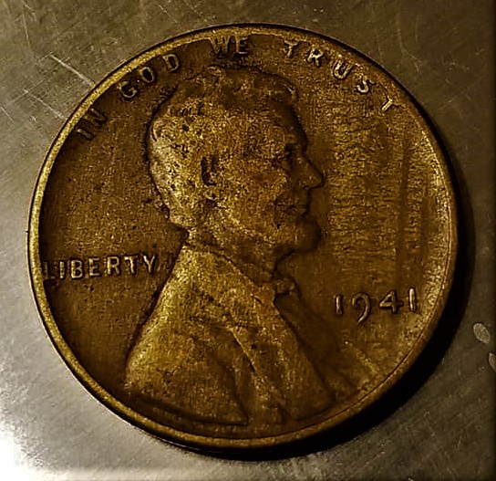 1941-Wheat-Cent---Overweight-Planchet