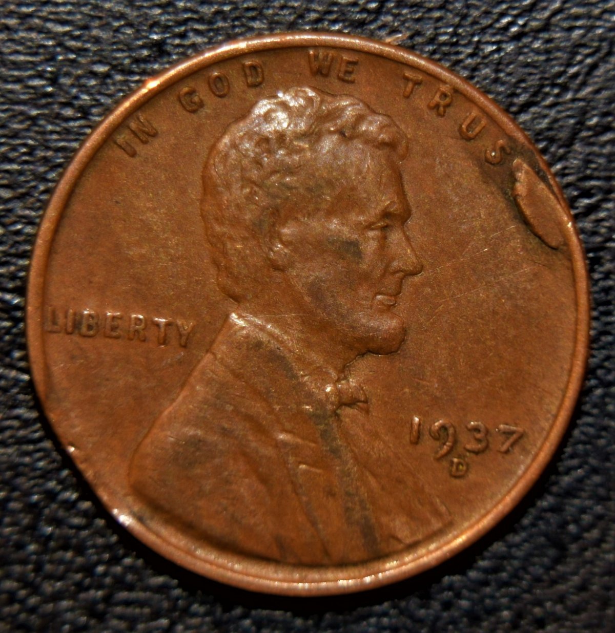 1937-D-Wheat-Cent-Lamination/Clip