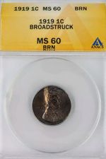1919-Wheat-Cent---Off-Center-Broadstrike-Improper-Alloy-Mix