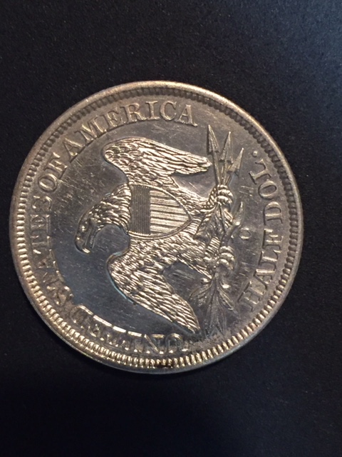 1858-O-Seated-Half-For-Grading