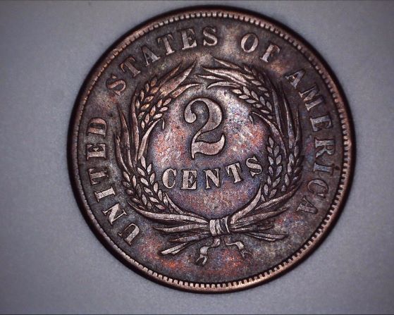1864-2-Cent-For-Grading