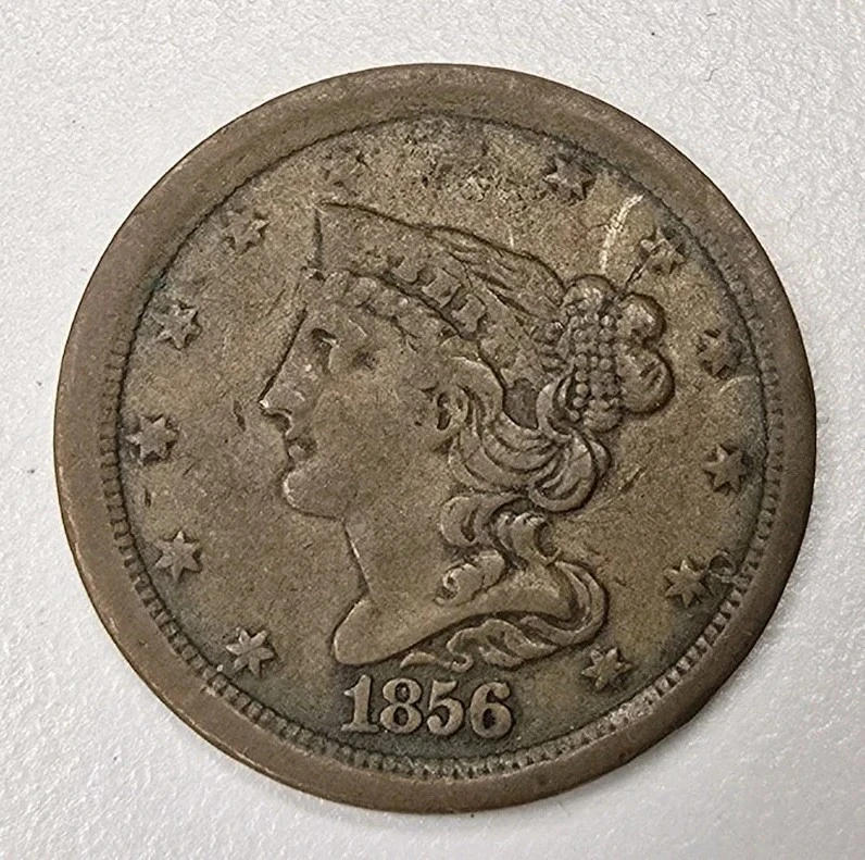 1856-Braided-Hair-Half-Cent-Crazy-Hammer-Price